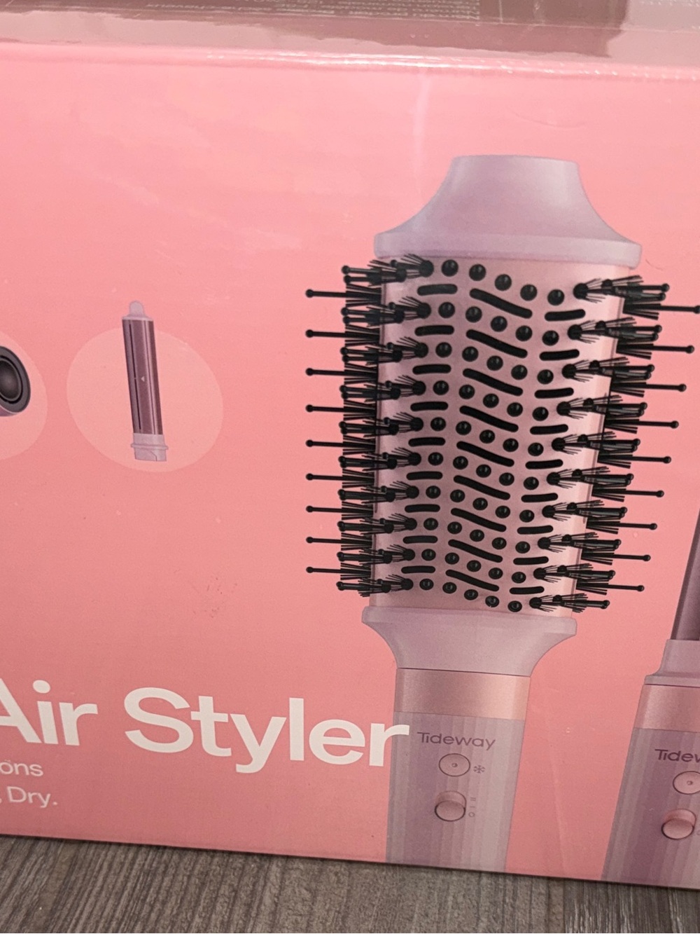 Tideway Prowaver 6-in-1 Air Styler F8E Pink New Factory Sealed